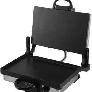 Ferveo Sanna Contactgrill - Lahmacun Maker, Broodrooster & Tafelgrill - Turkse Pizza Maker - Zwart