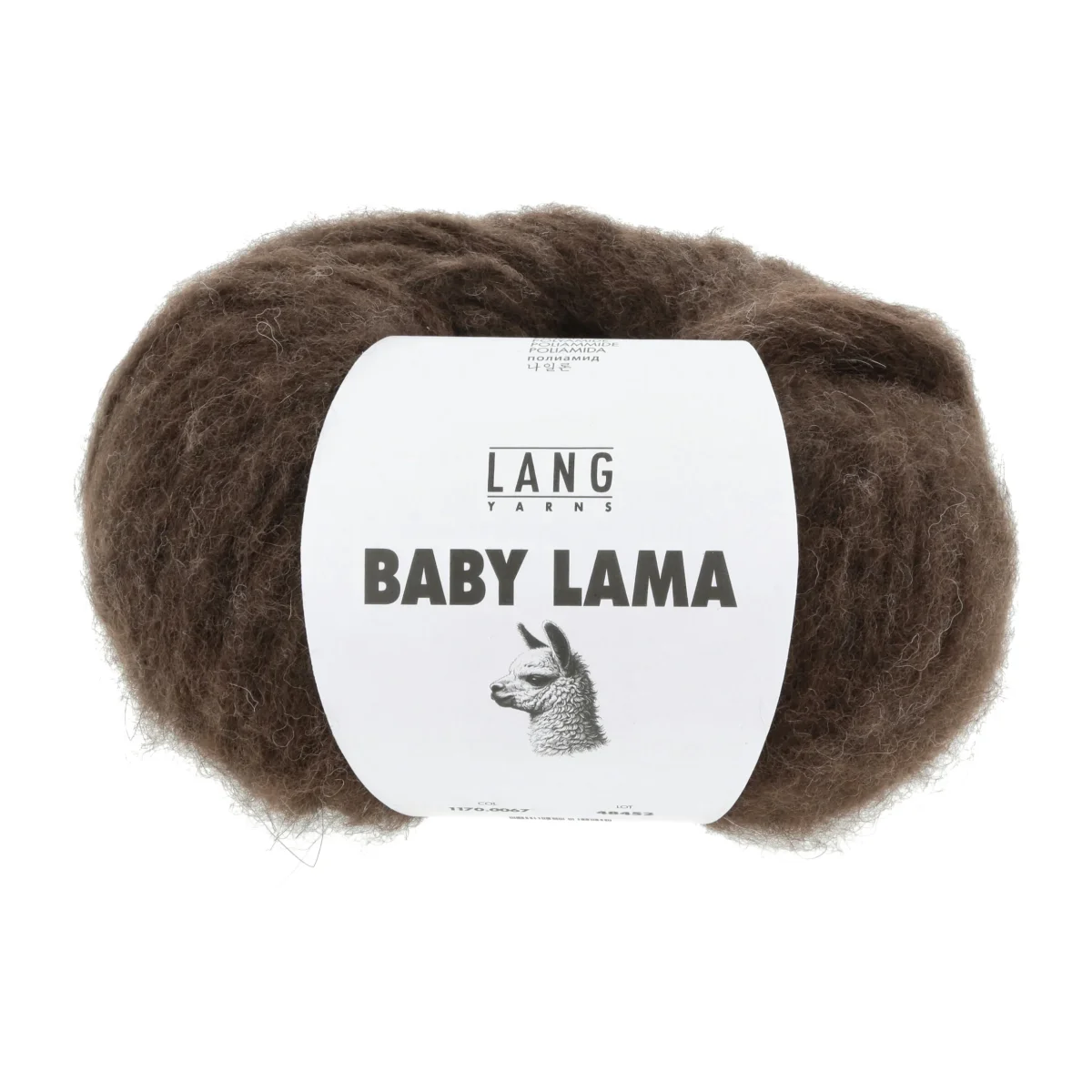 Lang Yarns Baby Lama Dark Brown (0067) - Afbeelding 2