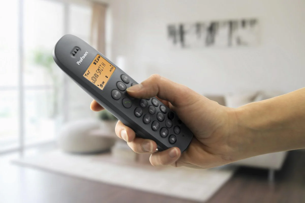 Huistelefoon senioren - Senioren telefoon - Vaste lijn - Zwart - Profoon PDX600 • - Afbeelding 6