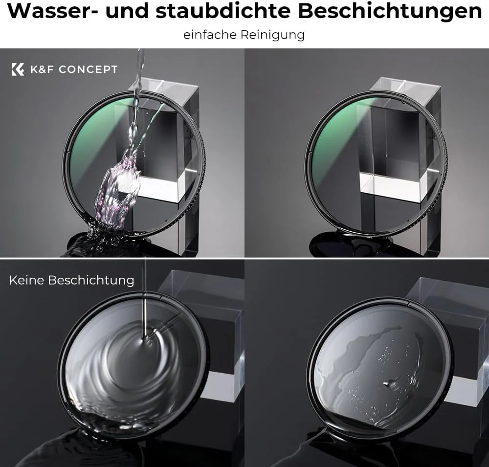 Polarisatiefilter 77 mm - CPL polarisatiefilter - Nano-X - K&F CONCEPT - Afbeelding 6