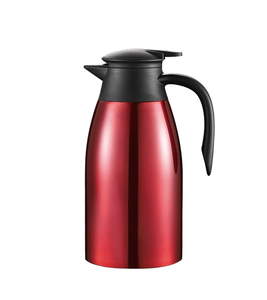 Cheffinger Thermoskan 2 Liter Rood - RVS Inox - Themosfles - Afbeelding 3