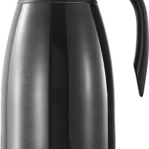 Cheffinger Thermoskan - 2 Liter - Zwart - RVS Inox - Themosfles