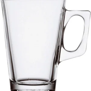 Glozini Rome - Theeglazen Set Rome - Theeglas - Theekopjes - Set van 6 - Theeglazen met Oor/Handvat
