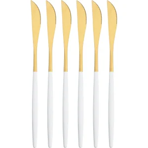 Kadirelli Tafelmes - Set van 12 - Goud/Wit