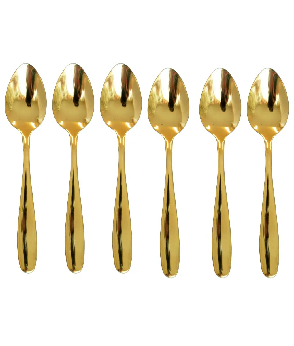 Kadirelli Theelepels - 12-delig - Goud - Theelepel - Afbeelding 2